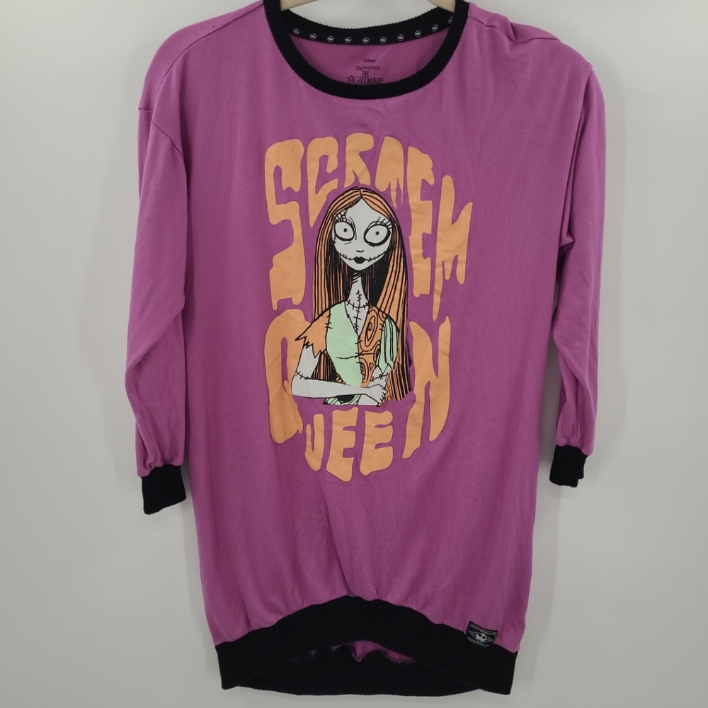 Disney Tim Burtons SCREAM QUEEN Night Shirt Sleep Lounge Shirtβ Size M